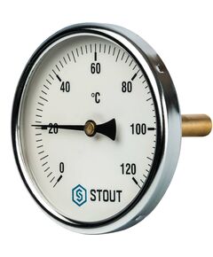 Купить STOUT SIM-0001 Термометр биметаллический с погружной гильзой. Корпус Dn 100 мм, гильза 75 мм 1/2", 0...120°С (sim-0001-107515) по цене 1177 руб., в Санкт-Петебруге в интернет магазине 100-Систем, а также дургие товары STOUT из раздела Термометры и Контрольно-измерительные приборы