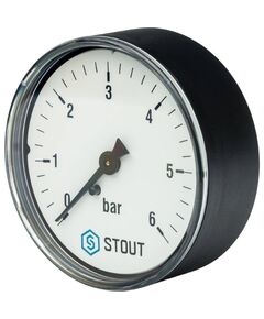 Купить STOUT SIM-0009 Манометр аксиальный. Корпус Dn 63 мм 1/4", 0...6 бар, кл.2.5 (sim-0009-630608) по цене 857 руб., в Санкт-Петебруге в интернет магазине 100-Систем, а также дургие товары STOUT из раздела Манометры и Контрольно-измерительные приборы