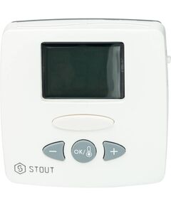 Купить STOUT STE-0002 Термостат комнатный электронный WFHT-LCD. С выносным датчиком (ste-0002-000015) по цене 6031 руб., в Санкт-Петебруге в интернет магазине 100-Систем, а также дургие товары STOUT из раздела Терморегуляторы и Автоматика для теплого пола