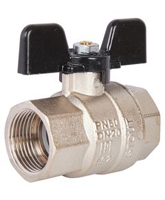 Купить Кран шаровый Stout 3/4" В-В. бабочка. никель (svb-0002-000020) по цене 812 руб., в Санкт-Петебруге в интернет магазине 100-Систем, а также дургие товары STOUT из раздела Краны прямые 3/4 и Краны прямые