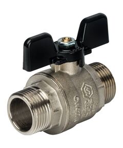 Купить STOUT  Кран шаровой полнопроходной, НР/НР, ручка бабочка 3/4 (svb-0006-000020) по цене 971 руб., в Санкт-Петебруге в интернет магазине 100-Систем, а также дургие товары STOUT из раздела Краны прямые 3/4 и Краны прямые