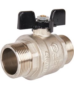 Купить STOUT  Кран шаровой полнопроходной, НР/НР, ручка бабочка 1 1/4 (svb-0006-000032) по цене 2182 руб., в Санкт-Петебруге в интернет магазине 100-Систем, а также дургие товары STOUT из раздела Краны прямые 1 1/4 - 2 и Краны прямые