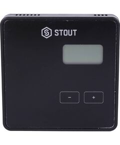 Купить STOUT  Проводной комнатный регулятор R-10b, чёрный (ste-0101-010002) по цене 7960 руб., в Санкт-Петебруге в интернет магазине 100-Систем, а также дургие товары STOUT из раздела Управляющие модули и Автоматика для водяного теплого пола
