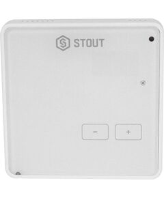 Купить STOUT  Проводной комнатный регулятор R-10z, белый (ste-0101-010003) по цене 8652 руб., в Санкт-Петебруге в интернет магазине 100-Систем, а также дургие товары STOUT из раздела Управляющие модули и Автоматика для водяного теплого пола