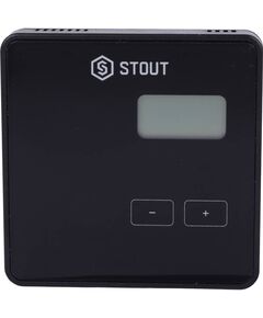 Купить STOUT  Проводной комнатный регулятор R-9b, черный (ste-0101-009002) по цене 7960 руб., в Санкт-Петебруге в интернет магазине 100-Систем, а также дургие товары STOUT из раздела Управляющие модули и Автоматика для водяного теплого пола
