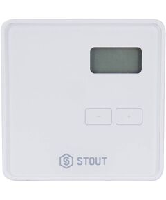 Купить STOUT  Проводной комнатный двухпозиционный регулятор ST-294v1, белый (ste-0101-029411) по цене 7152 руб., в Санкт-Петебруге в интернет магазине 100-Систем, а также дургие товары STOUT из раздела Управляющие модули и Автоматика для водяного теплого пола