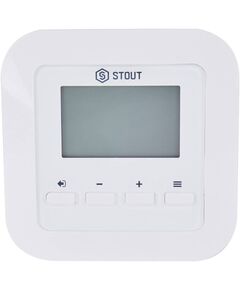 Купить STOUT  Проводной комнатный двухпозиционный регулятор ST-295v3, белый (ste-0101-029531) по цене 10959 руб., в Санкт-Петебруге в интернет магазине 100-Систем, а также дургие товары STOUT из раздела Управляющие модули и Автоматика для водяного теплого пола