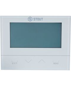Купить STOUT  Беспроводной комнатный двухпозиционный регулятор ST-292v2, белый (ste-0101-029221) по цене 24226 руб., в Санкт-Петебруге в интернет магазине 100-Систем, а также дургие товары STOUT из раздела Управляющие модули и Автоматика для водяного теплого пола