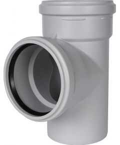 Купить STOUT D 110 x 110 / 87,5° Тройник канализационный бесшумный (skb-0016-111187) по цене 1566 руб., в Санкт-Петебруге в интернет магазине 100-Систем, а также дургие товары STOUT из раздела Фитинги шумопоглощающие фановые 110 мм и Шумопоглощающие фановые трубы и фитинги
