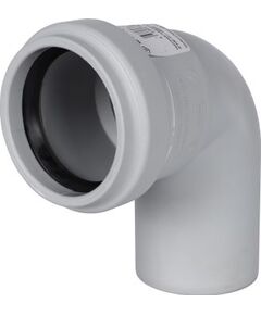 Купить STOUT D 58 х 87,5° Отвод канализационный бесшумный (skb-0012-005887) по цене 303 руб., в Санкт-Петебруге в интернет магазине 100-Систем, а также дургие товары STOUT из раздела Фитинги шумопоглощающие фановые 50 мм и Шумопоглощающие фановые трубы и фитинги