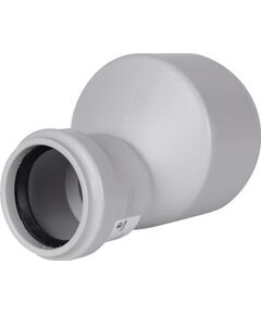 Купить STOUT D 110 х 58 Переход эксцентрический канализационный бесшумный (skb-0013-011058) по цене 516 руб., в Санкт-Петебруге в интернет магазине 100-Систем, а также дургие товары STOUT из раздела Муфты переходные шумопоглощающие фановые и Переходы шумопоглощающие фановые