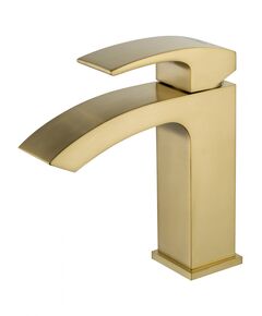 Купить Смеситель для раковины WONZON & WOGHAND FIT, Брашированное золото (WW-88139009-BG) (ww-88139009-bg) по цене 19744 руб., в Санкт-Петебруге в интернет магазине 100-Систем, а также дургие товары WONZON & WOGHAND из раздела Рычажные смесители и Смесители для раковины