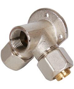 Купить SFS-0014-001220 STOUT Тройник настенный с креплением 20xR 1/2" для металлопластиковых труб винтовой (sfs-0014-001220) по цене 1708 руб., в Санкт-Петебруге в интернет магазине 100-Систем, а также дургие товары STOUT из раздела Обжим и Фитинги Stout