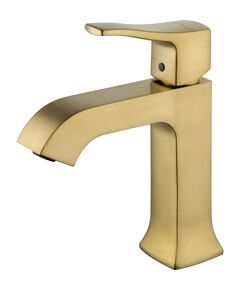 Купить Смеситель для раковины WONZON & WOGHAND FLEX, Брашированное золото (WW-88018072-BG) (ww-88018072-bg) по цене 15254 руб., в Санкт-Петебруге в интернет магазине 100-Систем, а также дургие товары WONZON & WOGHAND из раздела Рычажные смесители и Смесители для раковины