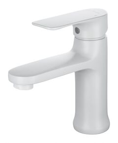 Купить Смеситель для раковины WONZON & WOGHAND, Белый матовый (WW-XH-011-MW) (ww-xh-011-mw) по цене 14776 руб., в Санкт-Петебруге в интернет магазине 100-Систем, а также дургие товары WONZON & WOGHAND из раздела Рычажные смесители и Смесители для раковины