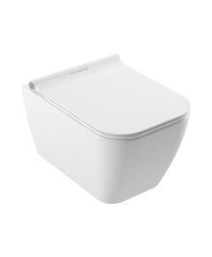 Купить УНИТАЗ ПОДВЕСНОЙ 52x35,5 СМ, БЕЗОБОДКОВЫЙ, С СИДЕНЬЕМ С МИКРОЛИФТОМ ZETA (RT26SL) по цене 14353.59 руб., в Санкт-Петебруге в интернет магазине 100-Систем, а также дургие товары Serel из раздела Унитазы подвесные и Унитазы