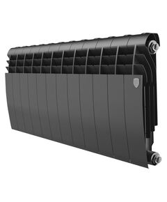 Купить Радиатор биметаллический Royal Thermo BILINER B 350 Чёрный - 12 секц. (RTBB335012) по цене 14280 руб., в Санкт-Петебруге в интернет магазине 100-Систем, а также дургие товары ROYAL THERMO из раздела Биметаллические радиаторы и Радиаторы