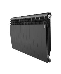 Купить Радиатор биметаллический Royal Thermo BILINER B 500 Чёрный - 12 секц. (RTBB350012) по цене 14760 руб., в Санкт-Петебруге в интернет магазине 100-Систем, а также дургие товары ROYAL THERMO из раздела Биметаллические радиаторы и Радиаторы