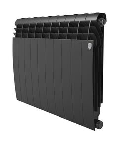 Купить Радиатор Royal Thermo BiLiner 500 Noir Sable - 10 секц. (RTBNS50010) по цене 12300 руб., в Санкт-Петебруге в интернет магазине 100-Систем, а также дургие товары ROYAL THERMO из раздела Биметаллические радиаторы и Радиаторы