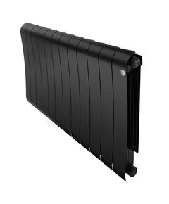 Купить Радиатор биметаллический Royal Thermo Infinity 500 Noir Sable - 12 секц. (RTINNS50012) по цене 18960 руб., в Санкт-Петебруге в интернет магазине 100-Систем, а также дургие товары ROYAL THERMO из раздела Биметаллические радиаторы и Радиаторы