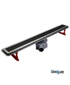 Купить Душевой лоток Pestan Confluo Premium Line 550 Black Glass  (13000292) по цене 13800 руб., в Санкт-Петебруге в интернет магазине 100-Систем, а также дургие товары Pestan из раздела Лотки и Душевые лотки и душевые трапы