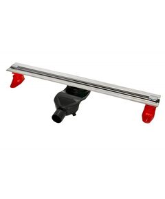 Купить Желоб BERGES водосток SUPER Slim 800, хром глянец, S-сифон D50 H60 боковой (091154) по цене 37550 руб., в Санкт-Петебруге в интернет магазине 100-Систем, а также дургие товары BERGES из раздела Лотки и Душевые лотки и душевые трапы