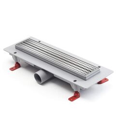 Купить Водоотводящий жёлоб 450 mm - хром глянец BASIC с боковым сливом D 40 (ch450b) по цене 8842 руб., в Санкт-Петебруге в интернет магазине 100-Систем, а также дургие товары MCH из раздела Лотки и Душевые лотки и душевые трапы