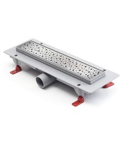 Купить Водоотводящий жёлоб 350 mm - хром глянец DROPS с боковым сливом D 40 (ch350d) по цене 8631 руб., в Санкт-Петебруге в интернет магазине 100-Систем, а также дургие товары MCH из раздела Лотки и Душевые лотки и душевые трапы