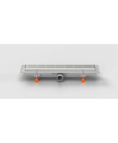 Купить Водоотводящий жёлоб 350mm с рамкой из нержавеющей стали - глянец LINE с боковым сливом D 40 (ch350ln) по цене 13122 руб., в Санкт-Петебруге в интернет магазине 100-Систем, а также дургие товары MCH из раздела Лотки и Душевые лотки и душевые трапы