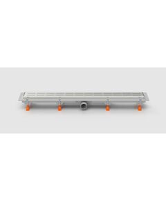 Купить Водоотводящий жёлоб 750mm с рамкой из нержавеющей стали - глянец LINE с боковым сливом D 40 (ch750ln) по цене 16092 руб., в Санкт-Петебруге в интернет магазине 100-Систем, а также дургие товары MCH из раздела Лотки и Душевые лотки и душевые трапы