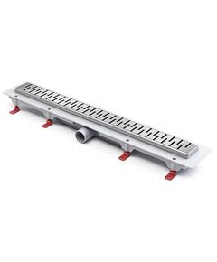 Купить Водоотводящий жёлоб 950 mm - хром глянец MEDIUM с боковым сливом D 40 (ch950m) по цене 16610 руб., в Санкт-Петебруге в интернет магазине 100-Систем, а также дургие товары MCH из раздела Лотки и Душевые лотки и душевые трапы