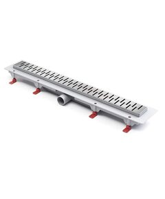 Купить Водоотводящий жёлоб 650 mm - хром глянец MEDIUM с боковым сливом D 40 (ch650m) по цене 11855 руб., в Санкт-Петебруге в интернет магазине 100-Систем, а также дургие товары MCH из раздела Лотки и Душевые лотки и душевые трапы