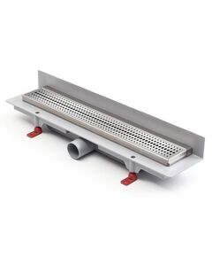 Купить Водоотводящий жёлоб 450mm с рамкой из нержавеющей стали - глянец BASIC для монтажа к стенке с боковым сливом D 40 (ch450bn2) по цене 13819 руб., в Санкт-Петебруге в интернет магазине 100-Систем, а также дургие товары MCH из раздела Лотки и Душевые лотки и душевые трапы