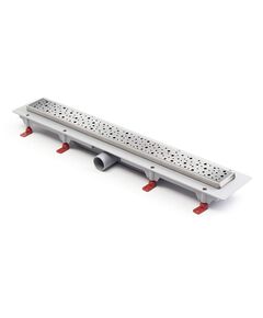 Купить Водоотводящий жёлоб 650mm с рамкой из нержавеющей стали - глянец DROPS с боковым сливом D 40 (ch650dn) по цене 14879 руб., в Санкт-Петебруге в интернет магазине 100-Систем, а также дургие товары MCH из раздела Лотки и Душевые лотки и душевые трапы