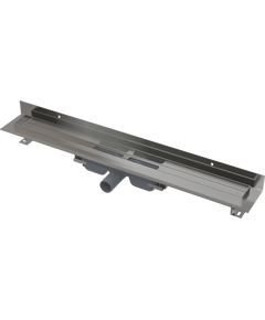 Купить ALCA PLAST APZ116-1050 Водоотводящий желоб с порогами для цельной решетки и фиксированным воротником к стене (apz116-1050) по цене 39801 руб., в Санкт-Петебруге в интернет магазине 100-Систем, а также дургие товары AlcaPlast из раздела Лотки и Душевые лотки и душевые трапы