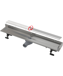 Купить ALCA PLAST Водоотводящий желоб, арт.APZ23-DOUBLE9-950 (apz23-double9-950) по цене 40740 руб., в Санкт-Петебруге в интернет магазине 100-Систем, а также дургие товары AlcaPlast из раздела Лотки и Душевые лотки и душевые трапы