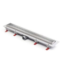 Купить Водоотводящий жёлоб 450mm с рамкой из нержавеющей стали - глянец BASIC с боковым сливом D 40 (ch450bn) по цене 12532 руб., в Санкт-Петебруге в интернет магазине 100-Систем, а также дургие товары MCH из раздела Лотки и Душевые лотки и душевые трапы