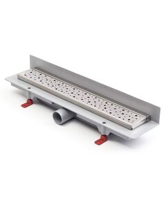 Купить Водоотводящий жёлоб 450mm с рамкой из нержавеющей стали - глянец SQUARE для монтажа к стенке с боковым сливом D 40 (ch450sn2) по цене 13819 руб., в Санкт-Петебруге в интернет магазине 100-Систем, а также дургие товары MCH из раздела Лотки и Душевые лотки и душевые трапы