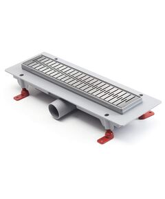 Купить Водоотводящий жёлоб 450 mm - хром глянец MEDIUM с боковым сливом D 40 (ch450m) по цене 9726 руб., в Санкт-Петебруге в интернет магазине 100-Систем, а также дургие товары MCH из раздела Лотки и Душевые лотки и душевые трапы