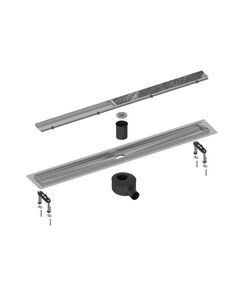 Купить Душевой лоток TIMO Drain System 600 с двусторонней панелью "plate" под плитку, Сатин (ds230206/01) по цене 37000 руб., в Санкт-Петебруге в интернет магазине 100-Систем, а также дургие товары TIMO из раздела Лотки и Душевые лотки и душевые трапы