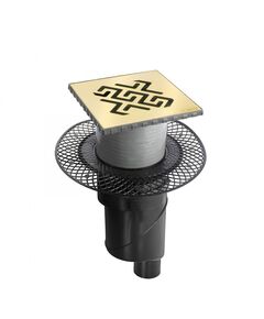 Купить Трап BERGES водосток PLATZ Antik 150х150, бронза, S-сифон D50/105 H50 вертикальный (094061) по цене 14790 руб., в Санкт-Петебруге в интернет магазине 100-Систем, а также дургие товары BERGES из раздела Трапы и Душевые лотки и душевые трапы