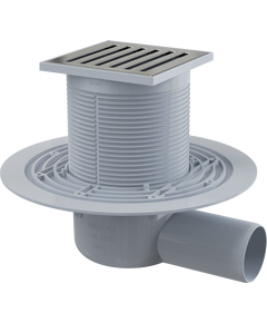 Купить ALCA PLAST Сливной трап 105 × 105/50, подводка – боковая, решетка латунь-хром, гидрозатвор – мокрый, арт.APV103 (apv103) по цене 7411 руб., в Санкт-Петебруге в интернет магазине 100-Систем, а также дургие товары AlcaPlast из раздела Трапы и Душевые лотки и душевые трапы