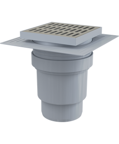 Купить ALCA PLAST Сливной трап 150 × 150/110, решетка – нержавеющая сталь, воротник – 2-х уровневая, арт.APV13 (apv13) по цене 3023 руб., в Санкт-Петебруге в интернет магазине 100-Систем, а также дургие товары AlcaPlast из раздела Трапы и Душевые лотки и душевые трапы