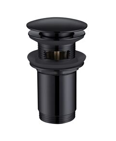 Купить Донный клапан ABBER AF0010B с переливом, черный матовый (af0010b) по цене 3000 руб., в Санкт-Петебруге в интернет магазине 100-Систем, а также дургие товары ABBER из раздела Выпуски, донные клапаны и Сифоны