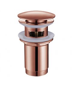 Купить Донный клапан ABBER AF0010MRG с переливом, розовое золото матовое (af0010mrg) по цене 3300 руб., в Санкт-Петебруге в интернет магазине 100-Систем, а также дургие товары ABBER из раздела Выпуски, донные клапаны и Сифоны