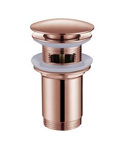 Купить Донный клапан ABBER AF0010RG с переливом, клик-клак, розовое золото (af0010rg) по цене 3300 руб., в Санкт-Петебруге в интернет магазине 100-Систем, а также дургие товары ABBER из раздела Выпуски, донные клапаны и Сифоны