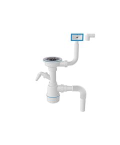 Купить Сифон Nova 1047 для мойки с переливом, выпуск 3-1/2" (1047) по цене 771.54 руб., в Санкт-Петебруге в интернет магазине 100-Систем, а также дургие товары NOVA из раздела Сифоны для моек и Сифоны