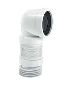 Купить Гофрированная раздвижная труба McAlpine WC-F11R (L330-500мм) под углом 90градусов (mrwc-f11r) по цене 3470.15 руб., в Санкт-Петебруге в интернет магазине 100-Систем, а также дургие товары McALPINE из раздела Гофрированный отвод и Отводы для унитазов