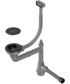 Купить Сифон для кухонной мойки Omoikiri WK-1C-GB 4956760 графит (4956760) по цене 7988 руб., в Санкт-Петебруге в интернет магазине 100-Систем, а также дургие товары Omoikiri из раздела Сифоны для моек и Сифоны
