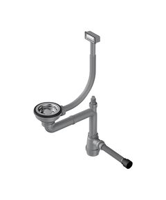 Купить Сифон для кухонной мойки Omoikiri WK-1-IN 4956482 нержавеющая сталь (4956482) по цене 3288 руб., в Санкт-Петебруге в интернет магазине 100-Систем, а также дургие товары Omoikiri из раздела Сифоны для моек и Сифоны